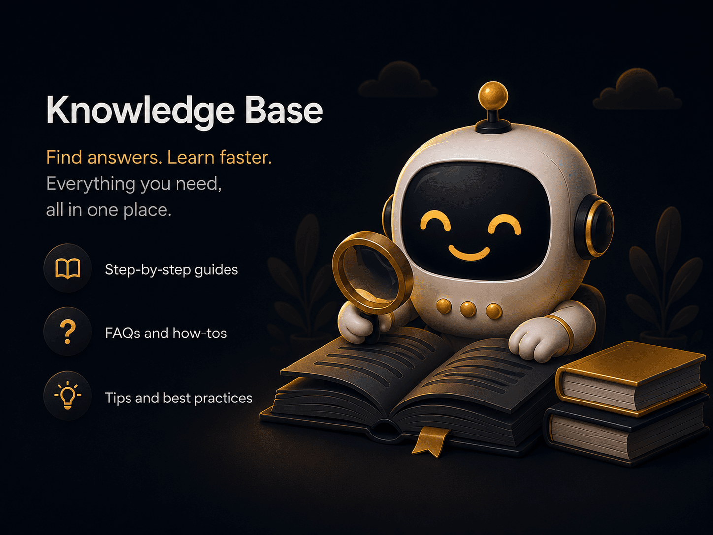 Promptly mascot reading knowledge base documents